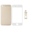 Full Assembly Metal Housing Cover with Appearance Imitation of iPhone 6 for iPhone 5, Including Back Cover & Outer Glass Lens & Card Tray & Volume Control Key & Power Button & Mute Switch Vibrator Key & Home Button (Gold) - Image 2