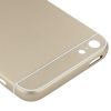 Full Assembly Metal Housing Cover with Appearance Imitation of iPhone 6 for iPhone 5, Including Back Cover & Outer Glass Lens & Card Tray & Volume Control Key & Power Button & Mute Switch Vibrator Key & Home Button (Gold) - Image 5