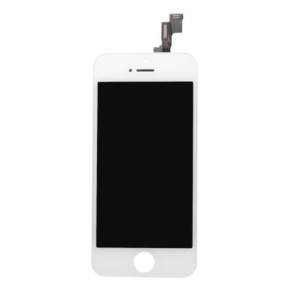 Digitizer Assembly (Original LCD + Frame + Touch Panel) for iPhone 5S (White) - Image 2