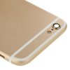 Full Housing Back Cover with Power Button & Volume Button Flex Cable & Charging Port Flex Cable & Speaker Ringer Buzzer for iPhone 6 (Gold) - Image 5