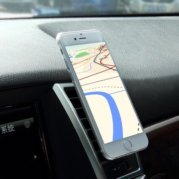 Young Player Car Magnetic Air Vent Mount Clip Holder Dock, For iPhone, Galaxy, Sony, Lenovo, HTC, Huawei, and other Smartphones (Black) - Image 8
