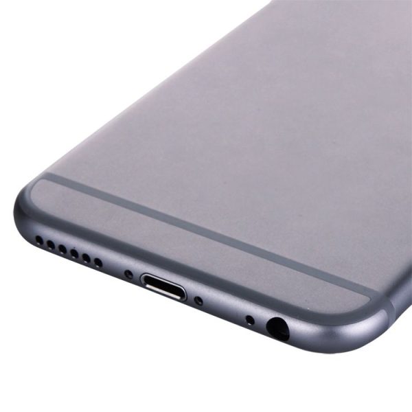 Full Assembly Housing Cover for iPhone 6 Plus, Including Back Cover & Card Tray & Volume Control Key & Power Button & Mute Switch Vibrator Key (Grey) - Image 5