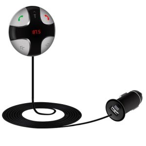 FM29B Bluetooth FM Transmitter Hands-free Car Kit, Car Charger, For iPhone, Galaxy, Sony, Lenovo, HTC, Huawei, and other Smartphones