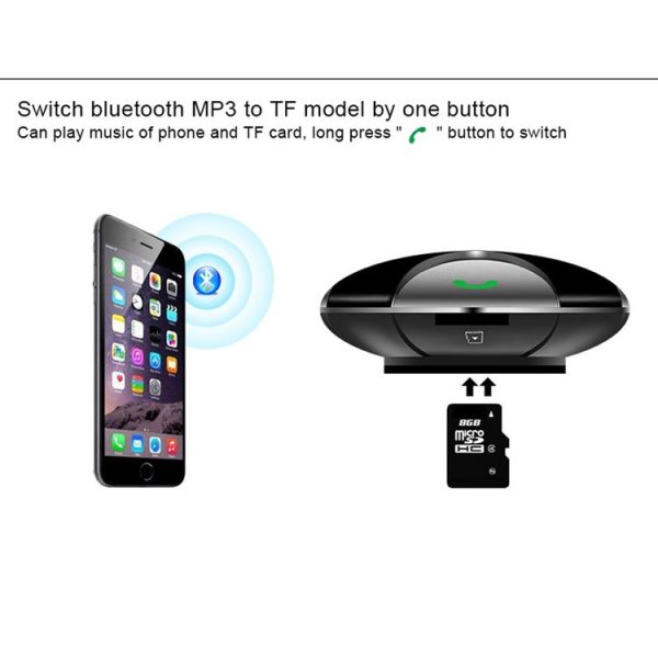 FM29B Bluetooth FM Transmitter Hands-free Car Kit, Car Charger, For iPhone, Galaxy, Sony, Lenovo, HTC, Huawei, and other Smartphones - Image 17