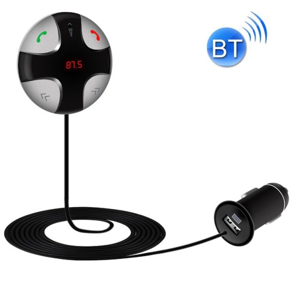 FM29B Bluetooth FM Transmitter Hands-free Car Kit, Car Charger, For iPhone, Galaxy, Sony, Lenovo, HTC, Huawei, and other Smartphones - Image 2