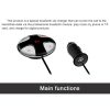 FM29B Bluetooth FM Transmitter Hands-free Car Kit, Car Charger, For iPhone, Galaxy, Sony, Lenovo, HTC, Huawei, and other Smartphones - Image 5