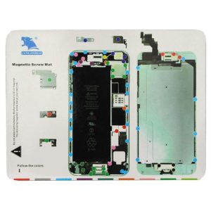 Magnetic Screws Mat for iPhone 6 Plus, Size: 24.7cm x 18.7cm (White)