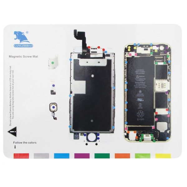 Magnetic Screws Mat for iPhone 6s, Size: 24.7cm x 18.7cm