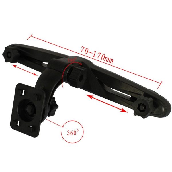 360 Degree Rotation Universal Car Mount Bracket Back Car Seat Holder, For iPad Air / New iPad / iPad 4 / iPad mini 1 / 2 / 3 / P3200 / T3100 / P5200 / 7-10 inch Tablet PC (Black) - Image 6