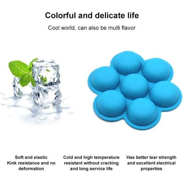 Smile Pattern Silicon Ice Cube Tray Ice Mold, Random Color Delivery - Image 5