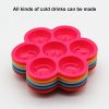 Smile Pattern Silicon Ice Cube Tray Ice Mold, Random Color Delivery - Image 7