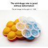 Smile Pattern Silicon Ice Cube Tray Ice Mold, Random Color Delivery - Image 8