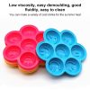 Smile Pattern Silicon Ice Cube Tray Ice Mold, Random Color Delivery - Image 9