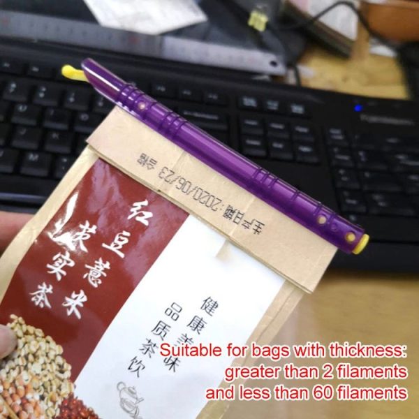 3 x Revolutionary Big Size Plastic Slide & Store Bag Sealer Keeping Fresh Bag Sealing Bar Rod Stick Strip - Image 6