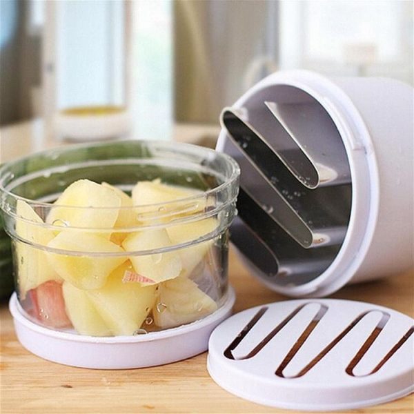 Stainless Steel Onion Cutting Instrument / Ginger Garlic Cutter, Size: 22x8x8cm, Random Color Delivery - Image 3