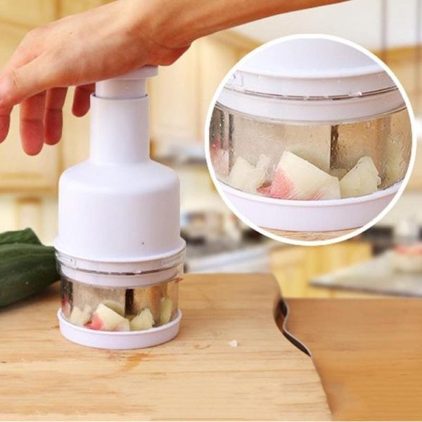Stainless Steel Onion Cutting Instrument / Ginger Garlic Cutter, Size: 22x8x8cm, Random Color Delivery - Image 4