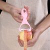 T Shaped Ceramic Skin Peeler with Durable ABS Handle, Random Color Delivery - Image 7