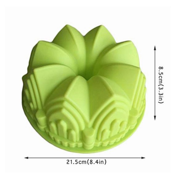 Crown Style Silica Cake Dessert Mold - Image 2