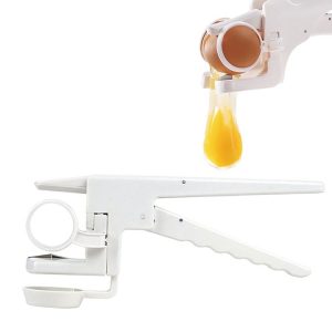 Ez Cracker / Egg Cracker / Egg Separator (White)