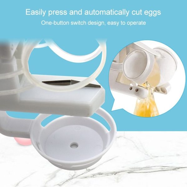 Ez Cracker / Egg Cracker / Egg Separator (White) - Image 5