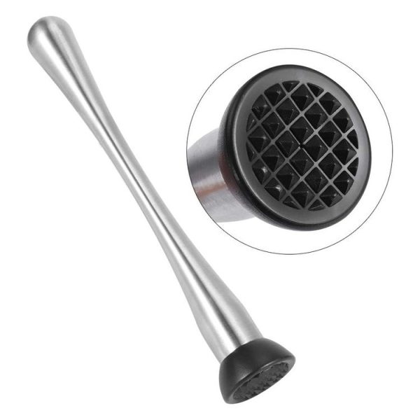 Stainless Steel Ice Pick Muddler (Silver) - Image 2