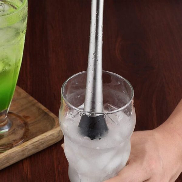 Stainless Steel Ice Pick Muddler (Silver) - Image 5