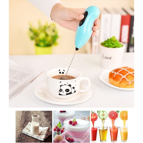 Portable Handheld Electric Beaters Whisk Egg / Milk Bar / Electric Mixer / Electric Frother Foamer Whisk, Random Color Delivery - Image 8