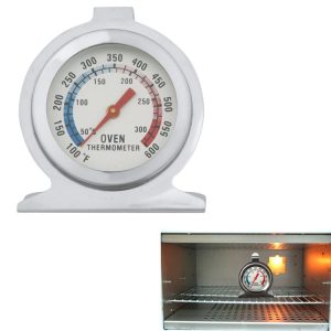 High Quality Stainless Steel Stand Up Oven Thermometer Gauge Gage (0-300 Degree Centigrade) (Silver)
