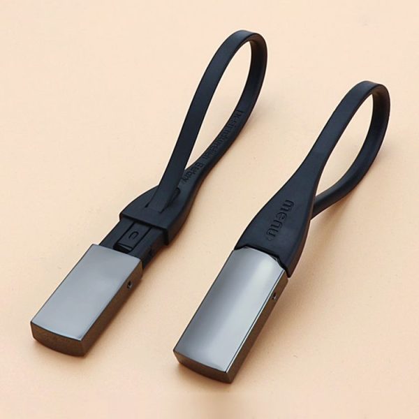 Fashionable High Quality Menu Titanium Key Chain Car Keychain Key Ring (Black) - Image 4