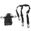 MSC20B Universal Nylon Carry Case Series Holster with Strap for Walkie Talkie - Image 6