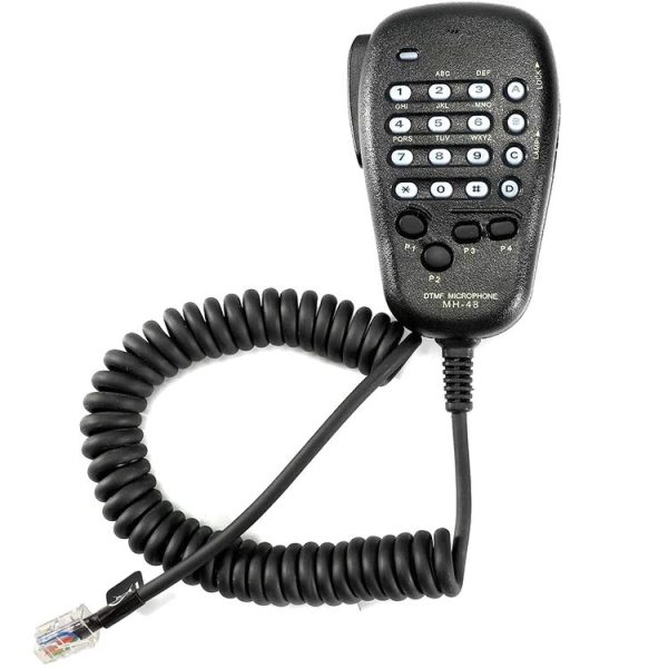 MH-48A6J DTMF Microphone for Yaesu MH-48A6J FT-7800R FT-8800 FT-8900R Radio (Black)