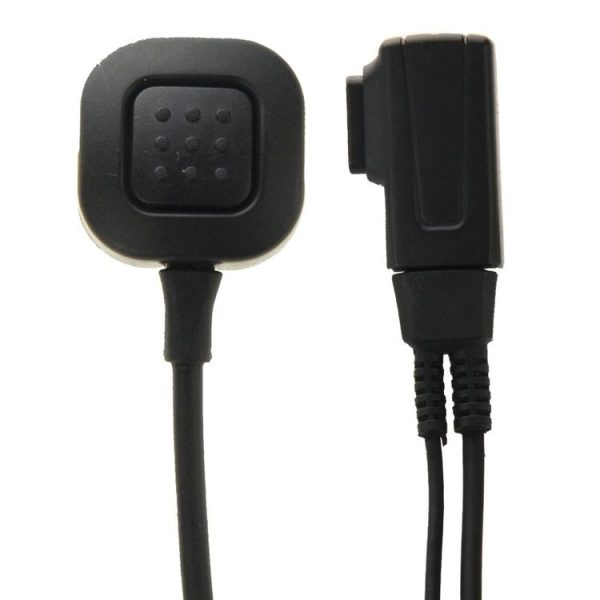 Handheld Transceiver Earpiece Headset for Walkie Talkies, 3.5mm + 2.5mm Plug (Black) - Image 2