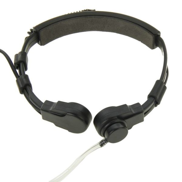Throat control Transceiver Earpiece Headset for Walkie Talkies, 3.5mm + 2.5mm Plug (Black) - Image 4