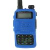 Pure Color Silicone Case for UV-5R Series Walkie Talkies (Blue) - Image 3