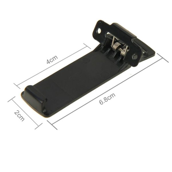 Belt Clip for Walkie Talkie (Black) - Image 5