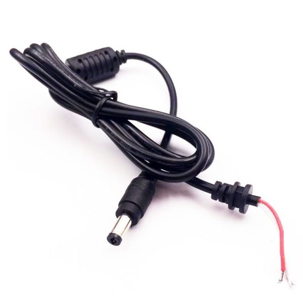 5.5 x 2.5mm DC Male Power Cable for Laptop Adapter, Length: 1.2m - Image 2