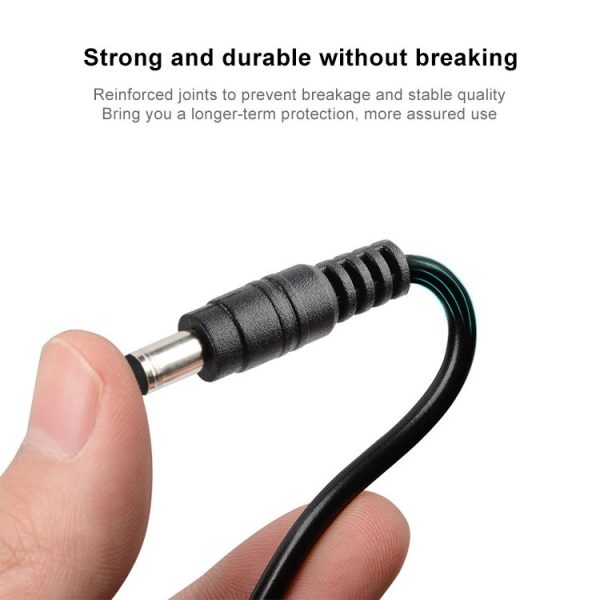 5.5 x 2.5mm DC Male Power Cable for Laptop Adapter, Length: 1.2m - Image 5