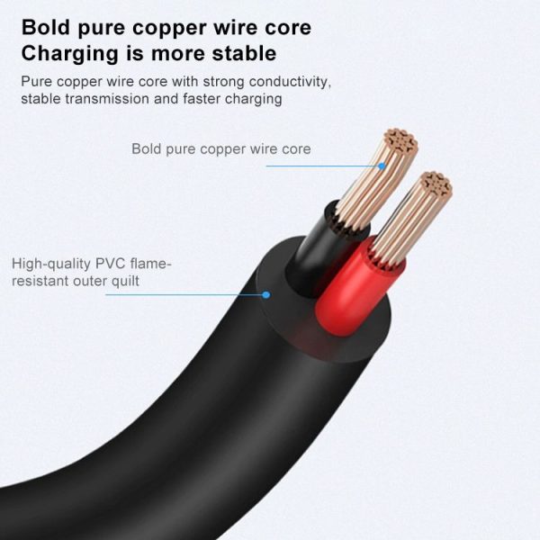 5.5 x 2.5mm DC Male Power Cable for Laptop Adapter, Length: 1.2m - Image 6