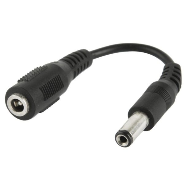 5.5 x 2.5mm Male to 3.5mm Female DC Plug Adapter, Length: 12cm - Image 2