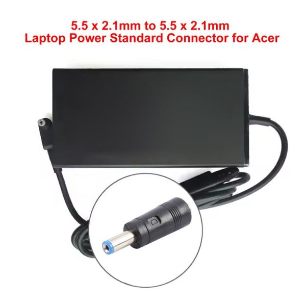 5.5 x 2.1mm to 5.5 x 2.1mm Laptop Power Standard Connector for Acer - Image 4