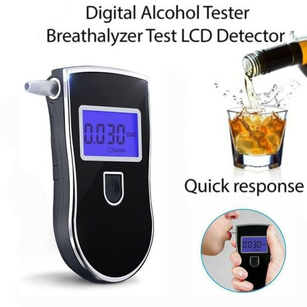 3 digitals LCD Display Breath Alcohol Tester Analyzer (Black) - Image 10