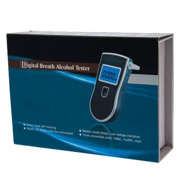 3 digitals LCD Display Breath Alcohol Tester Analyzer (Black) - Image 6
