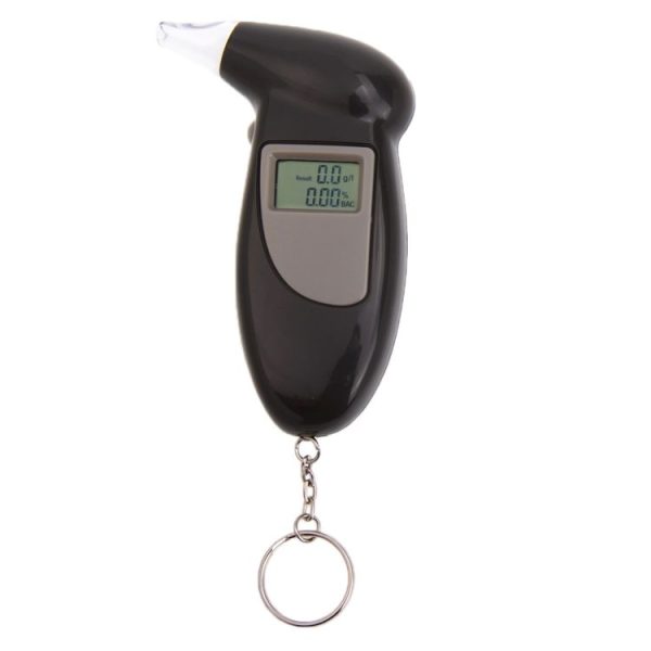 LCD Digital Alcohol Tester Breathalyzer (Black) - Image 2