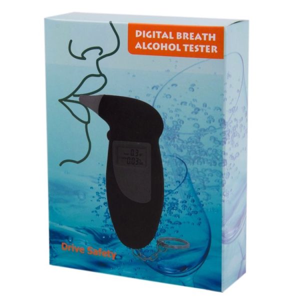 LCD Digital Alcohol Tester Breathalyzer (Black) - Image 7