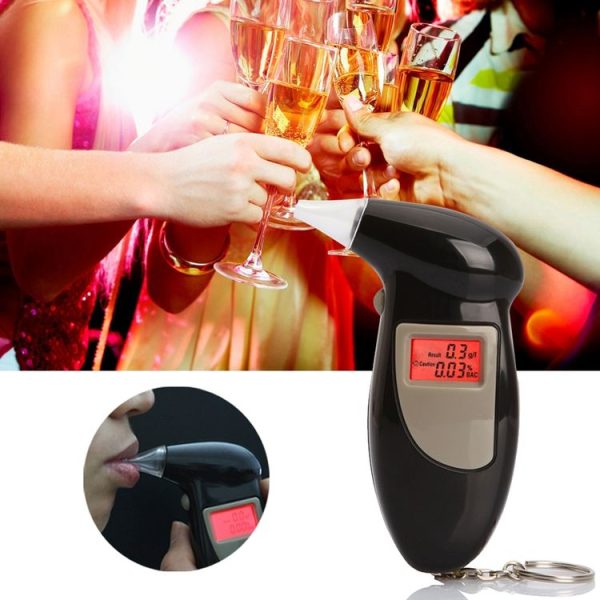 LCD Digital Alcohol Tester Breathalyzer (Black) - Image 8