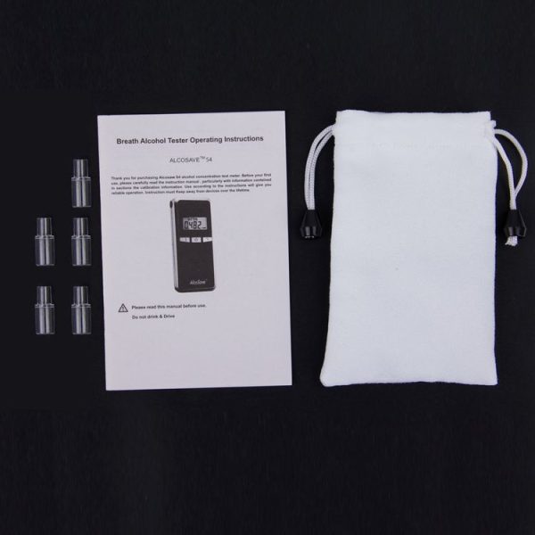 Alcohol 4 Digital LCD Display Breath Analyzer Tester (Black) - Image 6