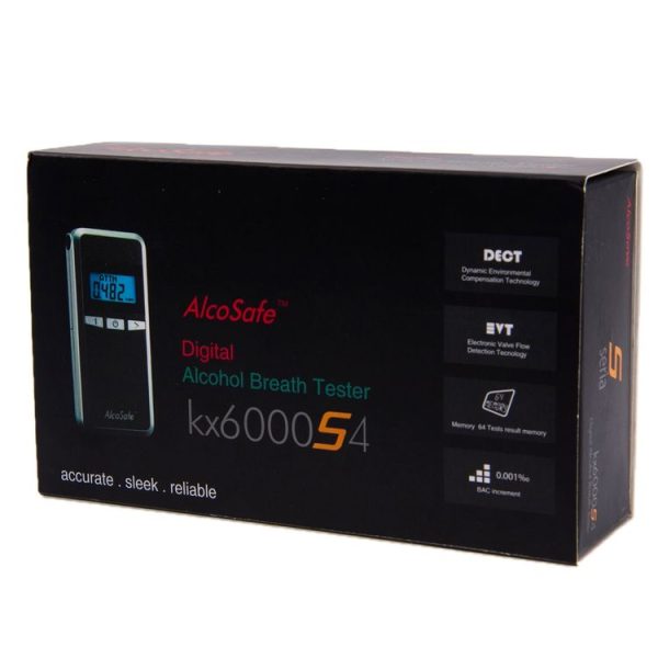 Alcohol 4 Digital LCD Display Breath Analyzer Tester (Black) - Image 7