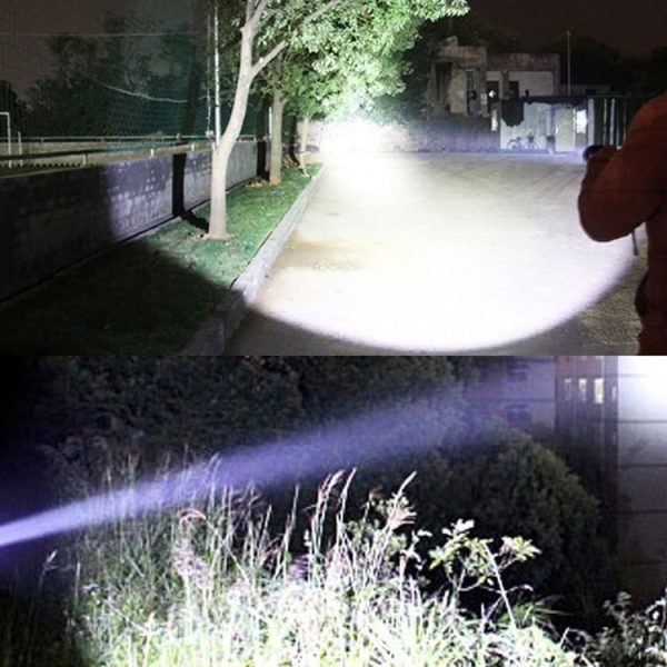 LT-TJ CREE XM-L T6 5-Modes LED Flashlight, 2000 LM Adjustable Focus with Bicycle Tail Light & Mounting Clip - Image 12
