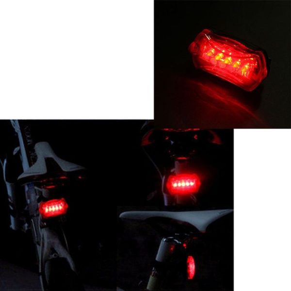 LT-TJ CREE XM-L T6 5-Modes LED Flashlight, 2000 LM Adjustable Focus with Bicycle Tail Light & Mounting Clip - Image 13