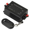 RF Wireless Controller / LED Single Color Dimmer, DC 12V (Black)